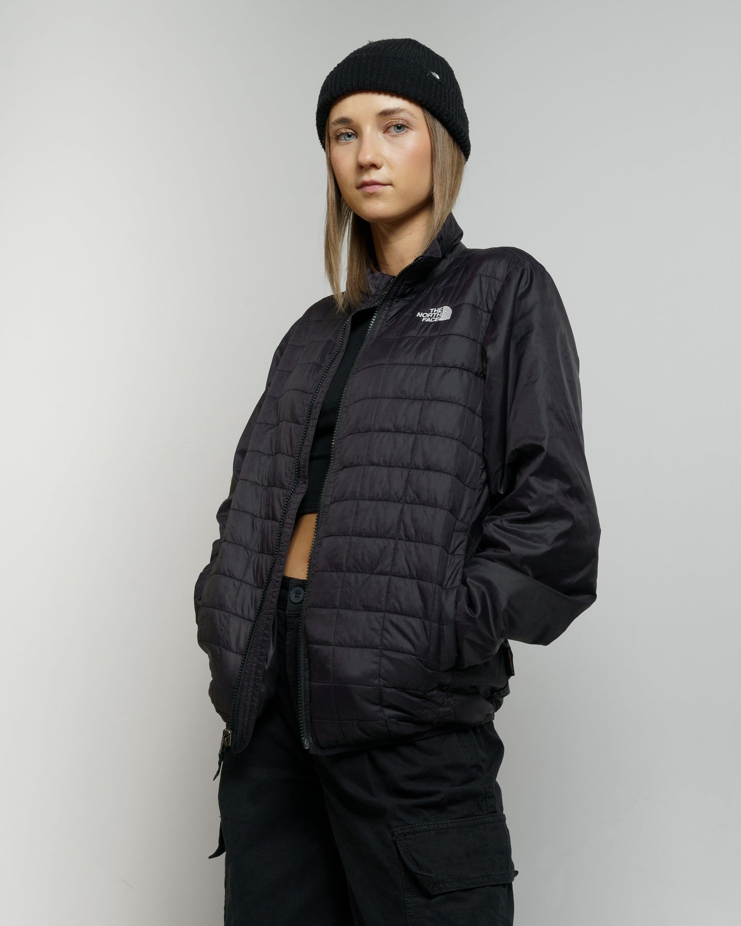 The North Face THERMOBALL Outdoor Jacket Black (L)
