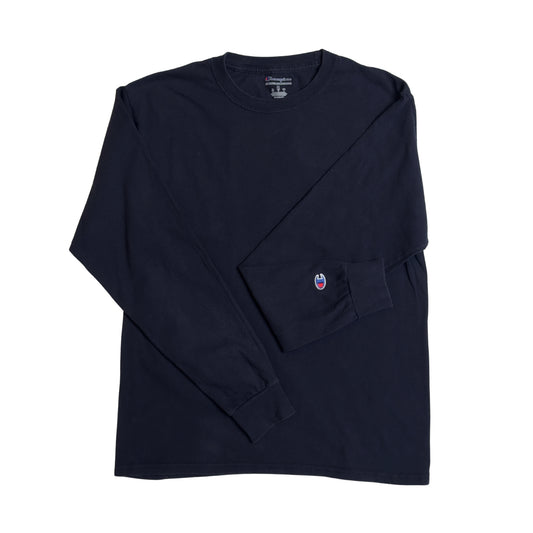 Champion Long Sleeve Shirt Navy Blue (M)